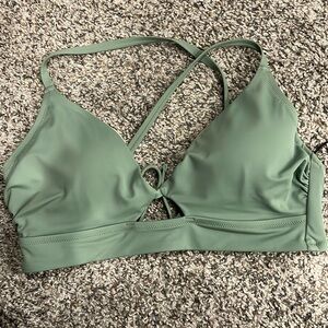 Shade & Shore sage green bikini top